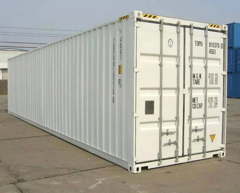 Weißer Container 40 Fuß – Neu