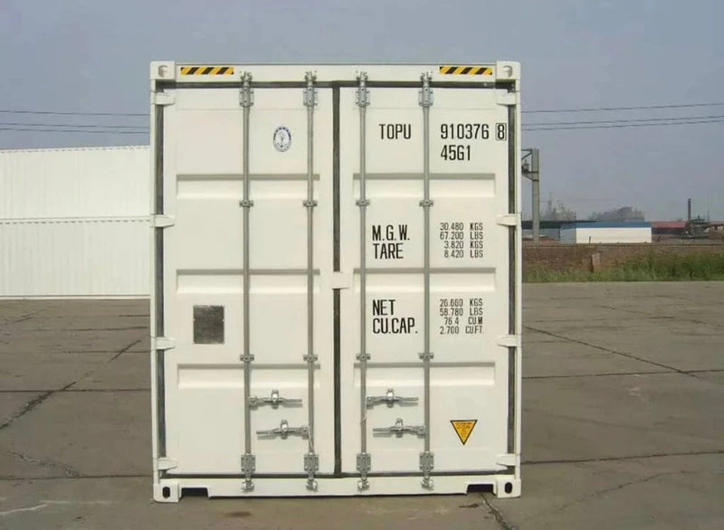 Weißer Container 40 Fuß – Neu