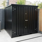 Metallischer Lagercontainer 2 x 2 Meter mit Doppeltür