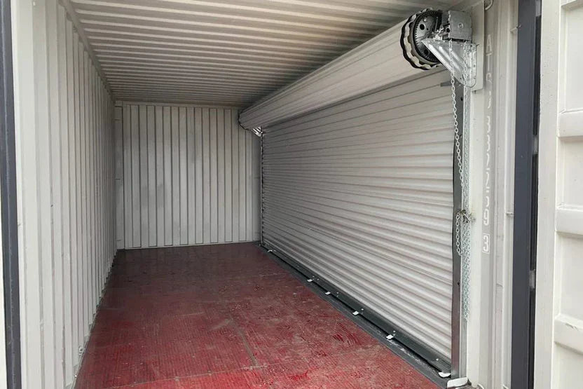20-Fuß-Container mit 16 Rollladentüren