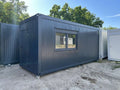 Container mit Büro, Küche, WC und Dusche 6x2,43 m