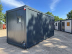 Container mit Büro, Küche, WC und Dusche 6x2,43 m