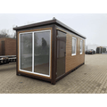 Bürocontainer 6x2,40 m – Holzfarbe