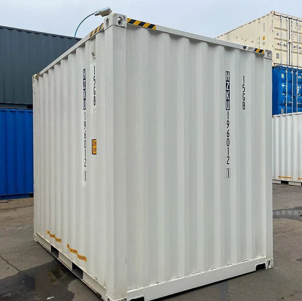 Seecontainer HC 10 Fuß IICL Standard Weiß