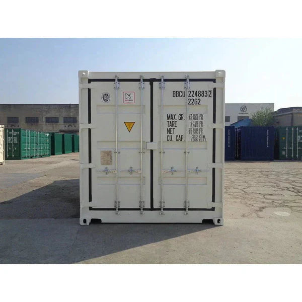 Container 20 Fuß mit offener Seite