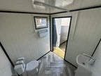Sanitärcontainer 2,00 x 2,00 m mit WC und Urinal