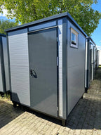 Sanitärcontainer 2,00 x 2,00 m mit WC und Urinal